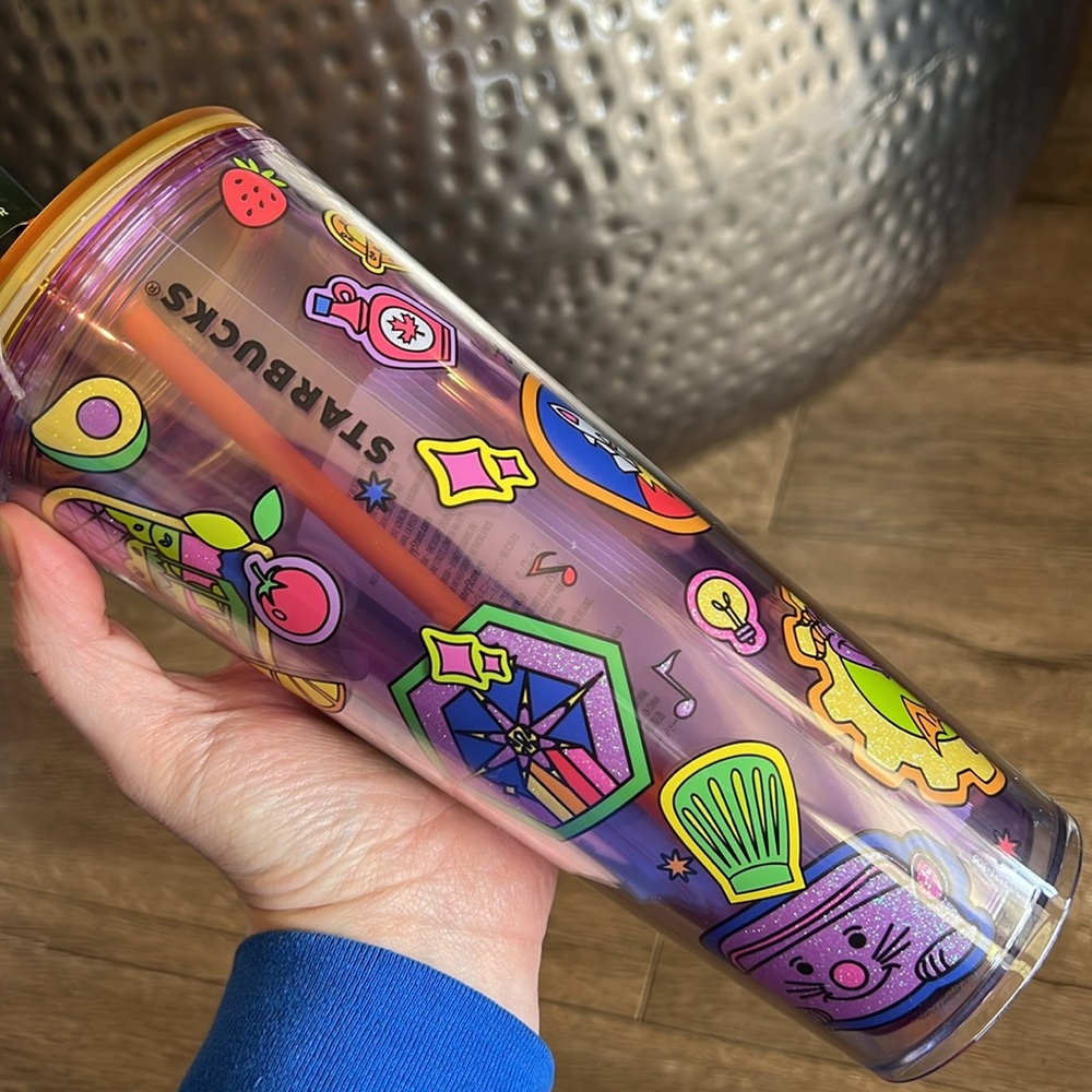 STARBUCKS Disney EPCOT Travel Tumbler Cold Cup NWT *no pins* - Picture 5 of 5